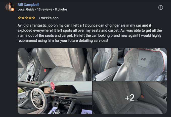 Before and after interior detail by Detail Jockey — Bill Campbell's review