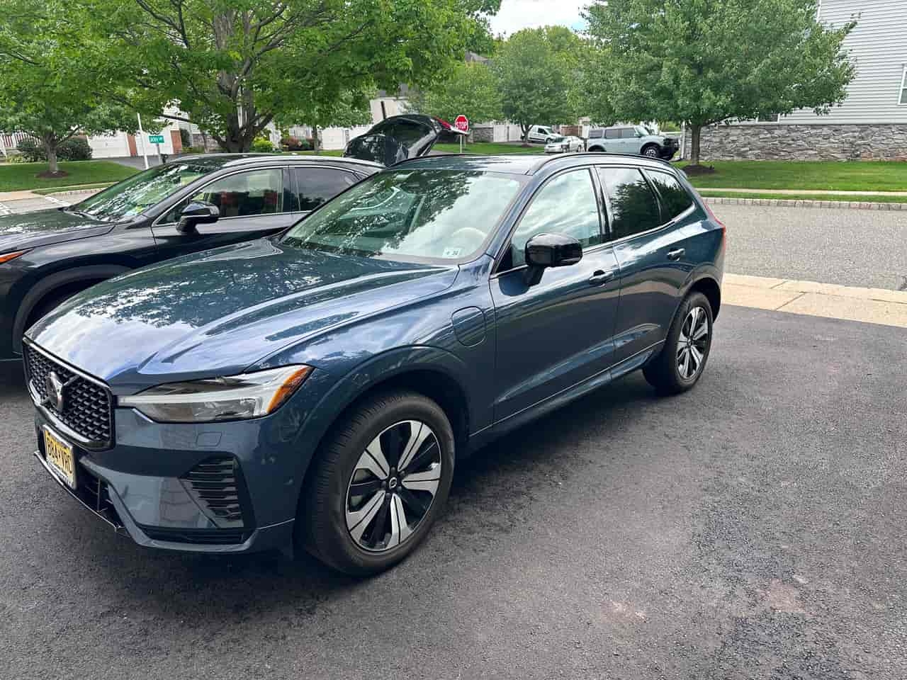 Blue Volvo XC60 AFTER full exterior detail by Detail Jockey — spotless paint, clean wheels and glossy finish, NJ