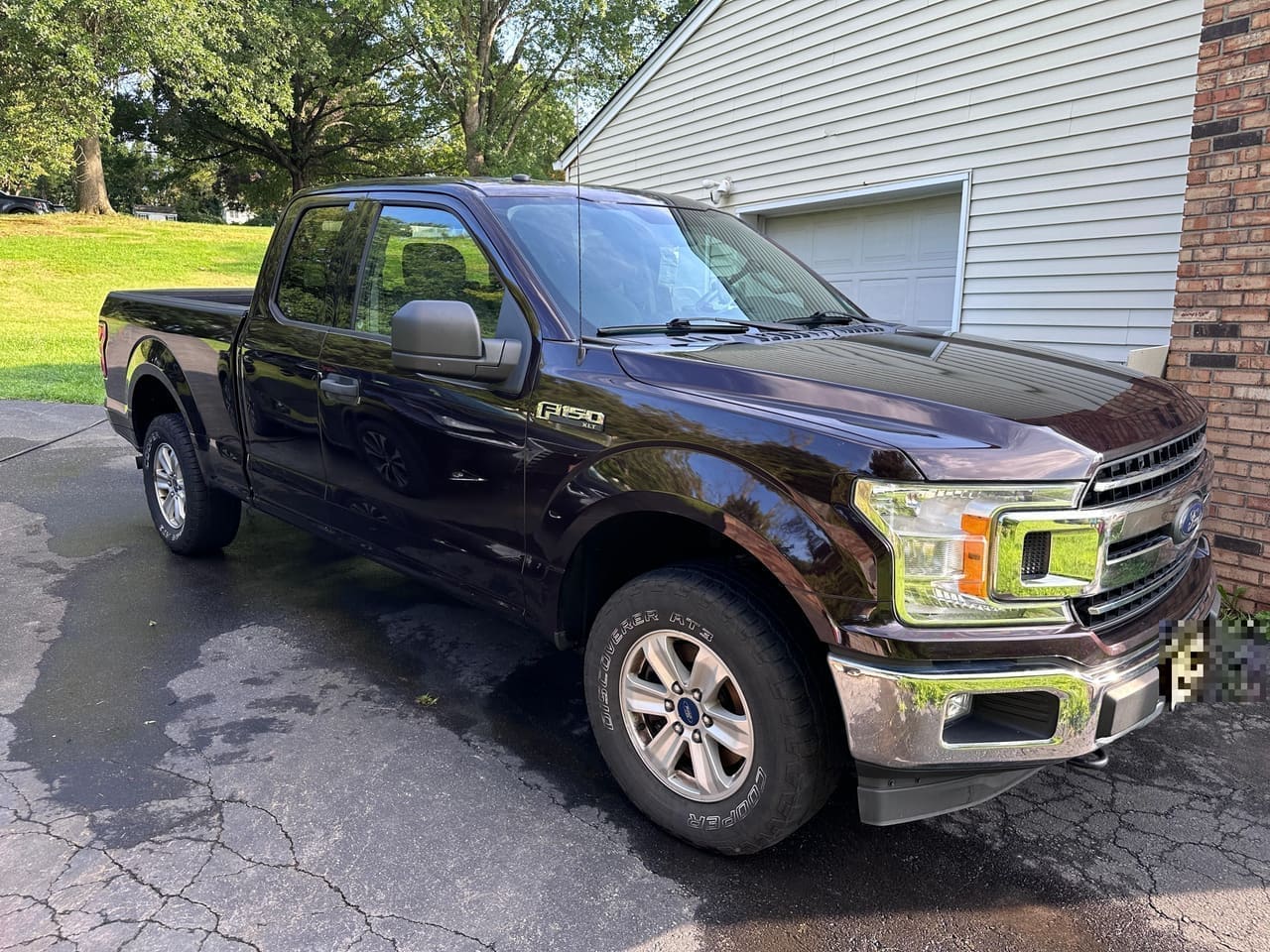 Ford F-150 truck exterior AFTER full detail by Detail Jockey — deep, glossy paint finish, Flemington NJ